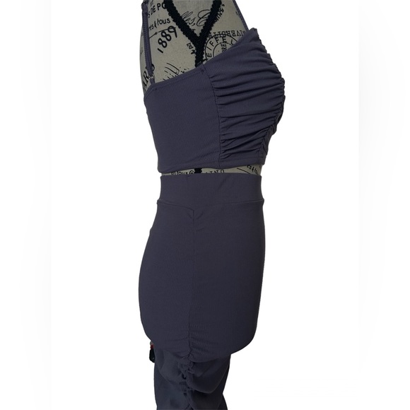 NWT Sexy Two-Piece Skirt Set | Bandage Fit | Ruching Detail | S–L - Picture 4 of 8